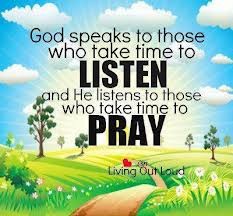 listen and pray
