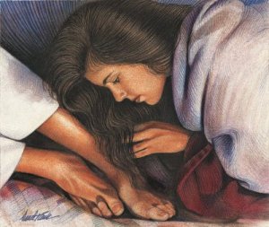 womanwashingjesusfeet
