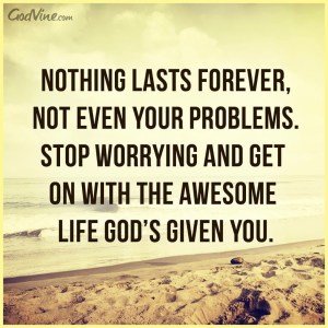 stop worrying